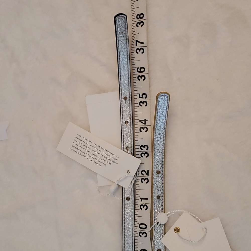 TORY BURCH ⭐️FIRM PRICE!⭐️ NEW! TORY BURCH Reversible Logo Waist Belt 1/2 - Picture 7 of 9